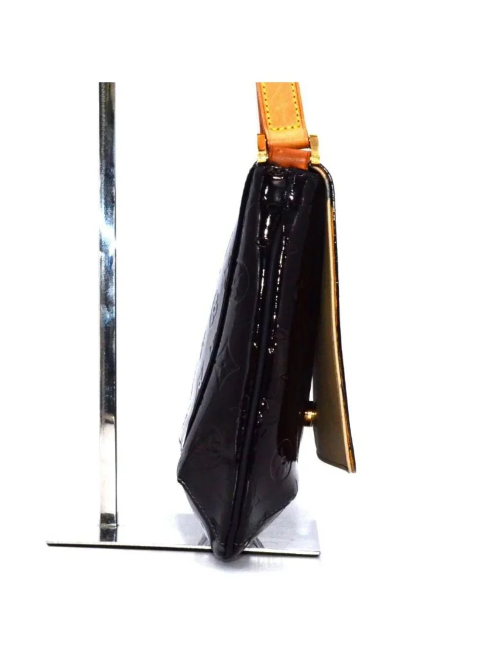 Louis Vuitton Shoulder Back Vernis Thompson Black Flat - Picture 3 of 11